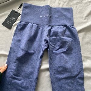 NVGTN Royale Blue Curve Seamless Leggings in XS